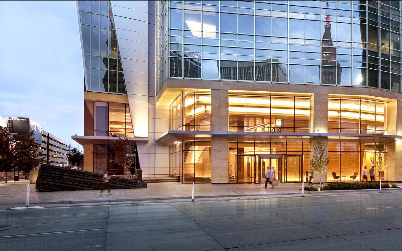 Modern office building in downtown Denver